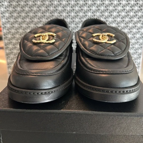 Chanel Turnlock Loafers - Picture 11 of 12